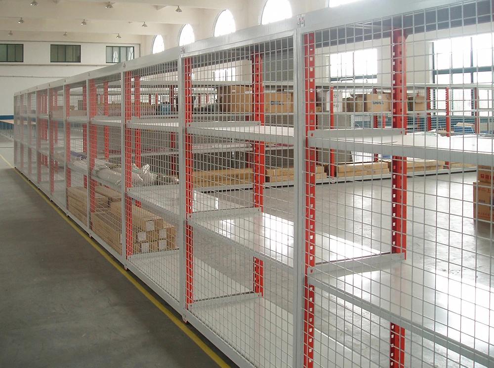 boltless shelving with protecting mesh 46-3